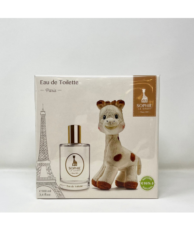 Colonia de Sophie la girafe Eau de Toilette Parfumée con peluche. Anhelo.