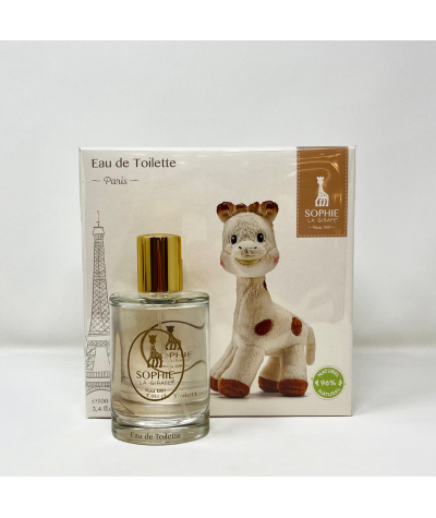 Colonia de Sophie la girafe Eau de Toilette Parfumée con peluche. Anhelo.