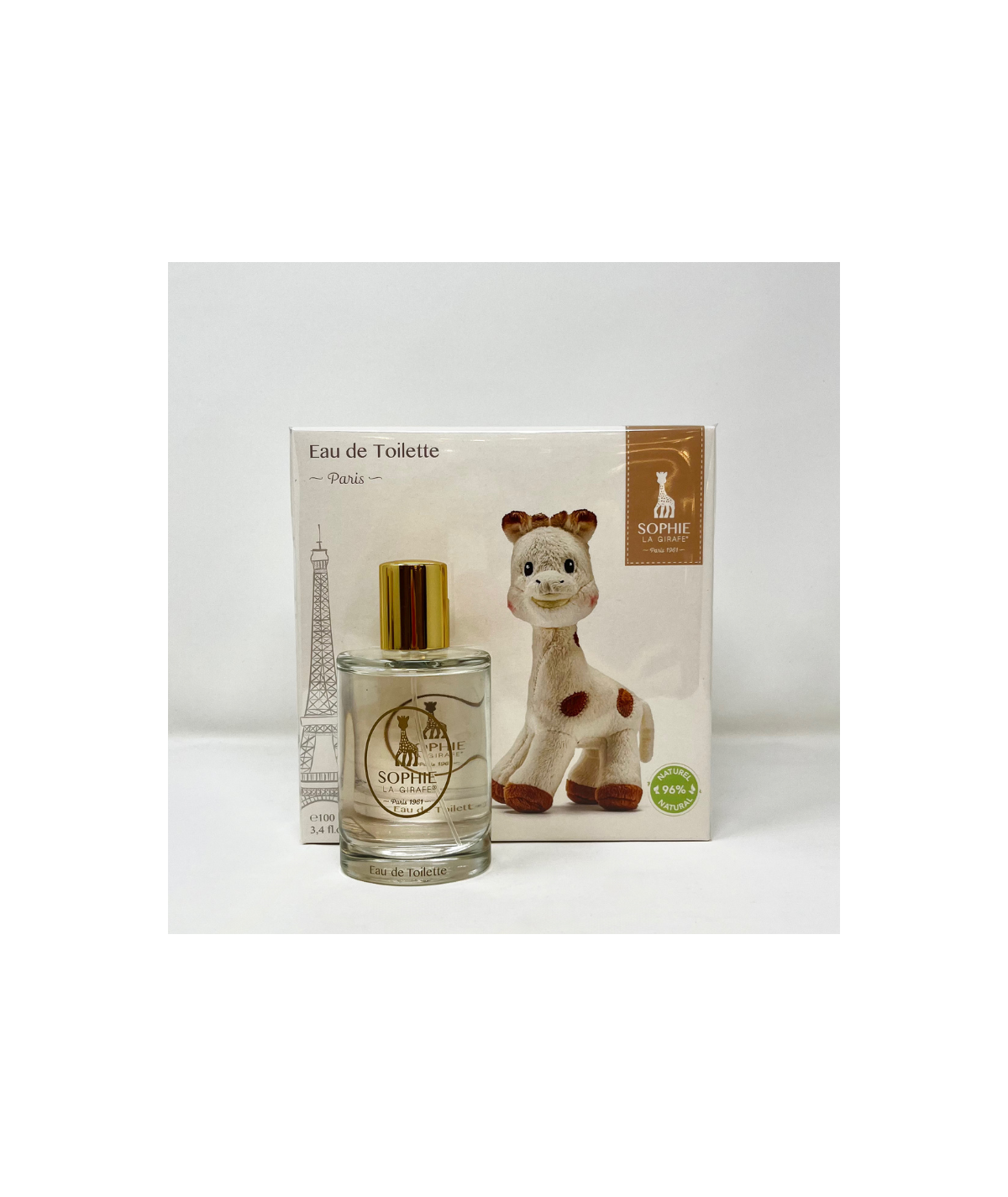 Colonia de Sophie la girafe Eau de Toilette Parfumée con peluche. Anhelo.