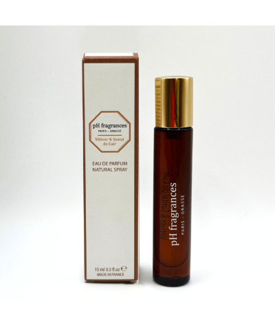 Vétiver & Santal de Cuir pH Fragrances 15 ml en Anhelo