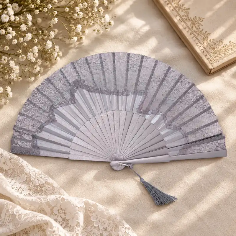 Abanicos Elegantes - color gris | Anhelo