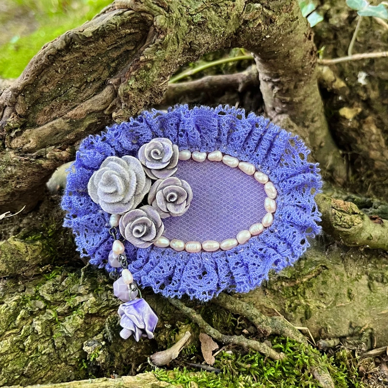 Broches originales rosas moradas | Anhelo