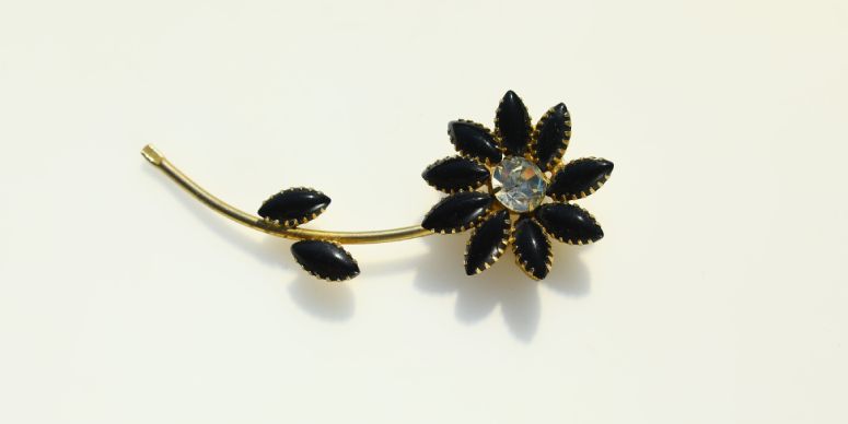 Broches para vestidos flor
