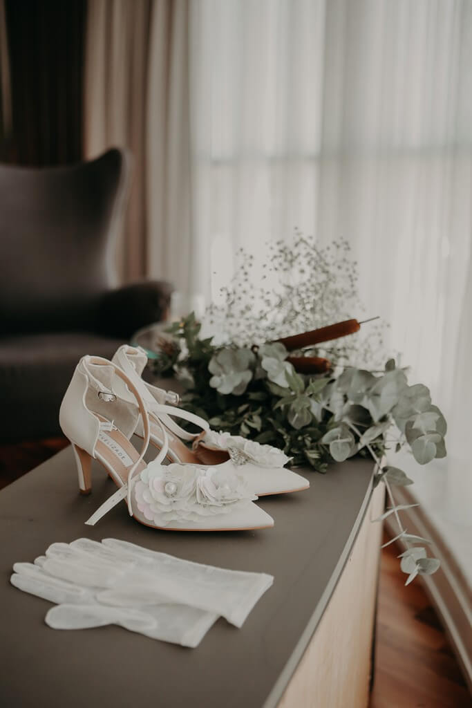 Guantes para vestido de novia vintage