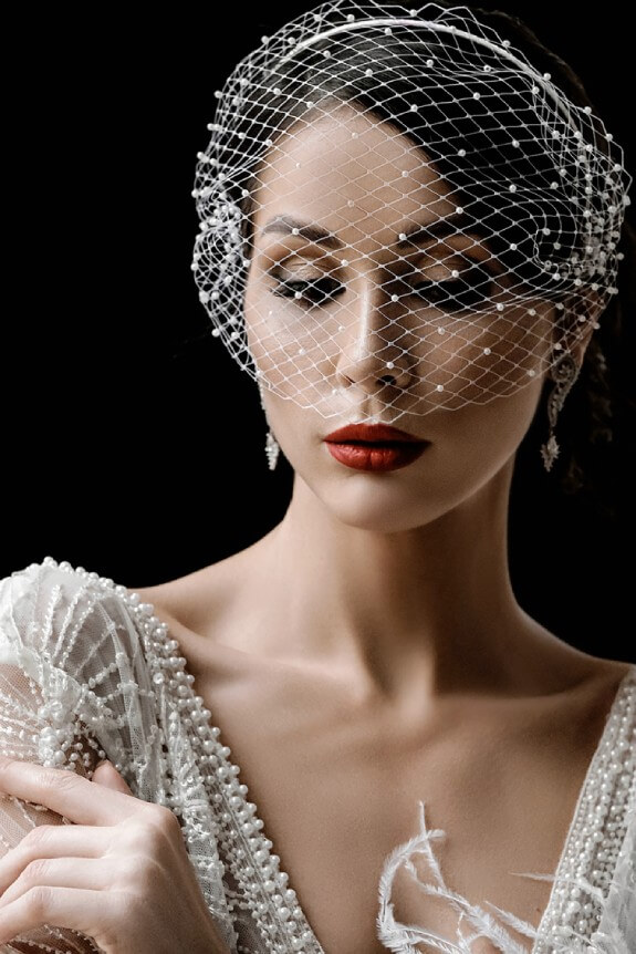 Maquillaje de novia vintage