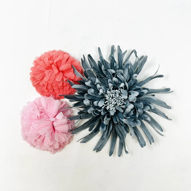 Materiales para tocados en primavera -flores de colores | Anhelo