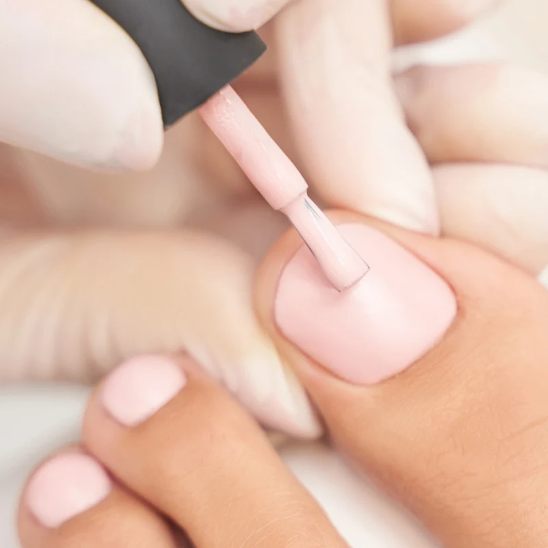 Pedicura completa - color rosa | Anhelo