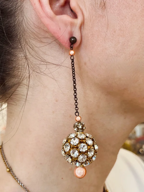 Pendientes bisutería largos