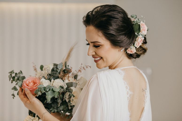 Tocados para boda de tarde de flores