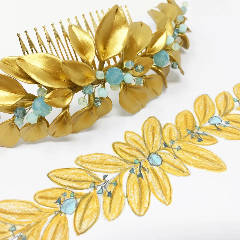 Tocados con flores de porcelana para invitadas | Anhelo Boutique