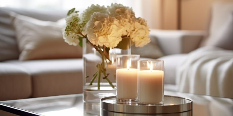Vela aromatica hogar