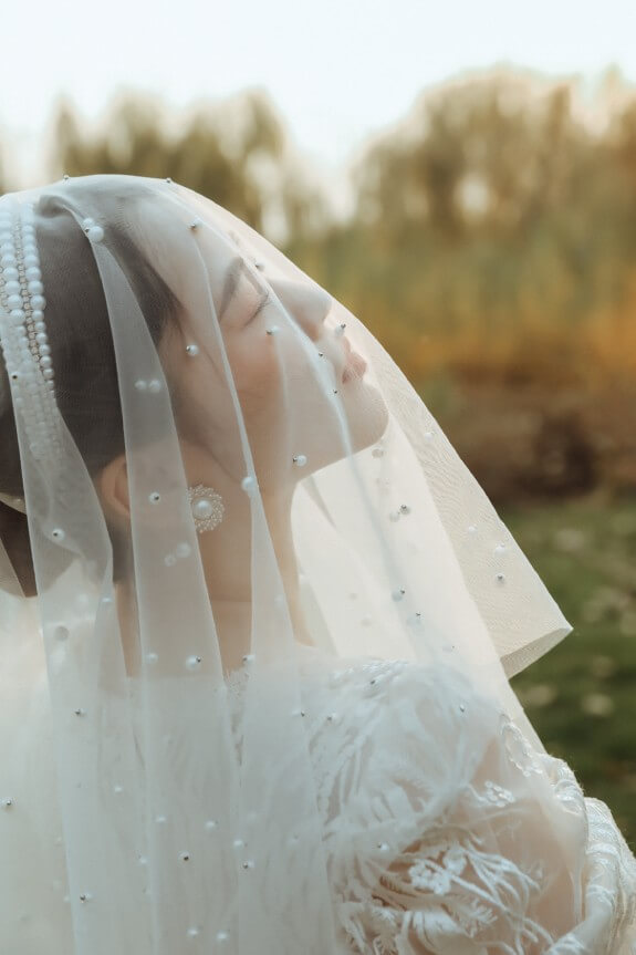 Velo de novia vintage